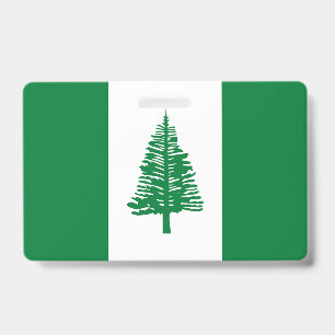 Crachá Bandeira da Ilha Norfolk