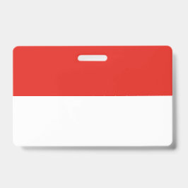 Crachá Bandeira da Indonésia