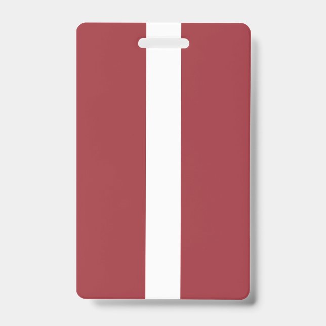 Crachá Bandeira da Letônia (Frente)