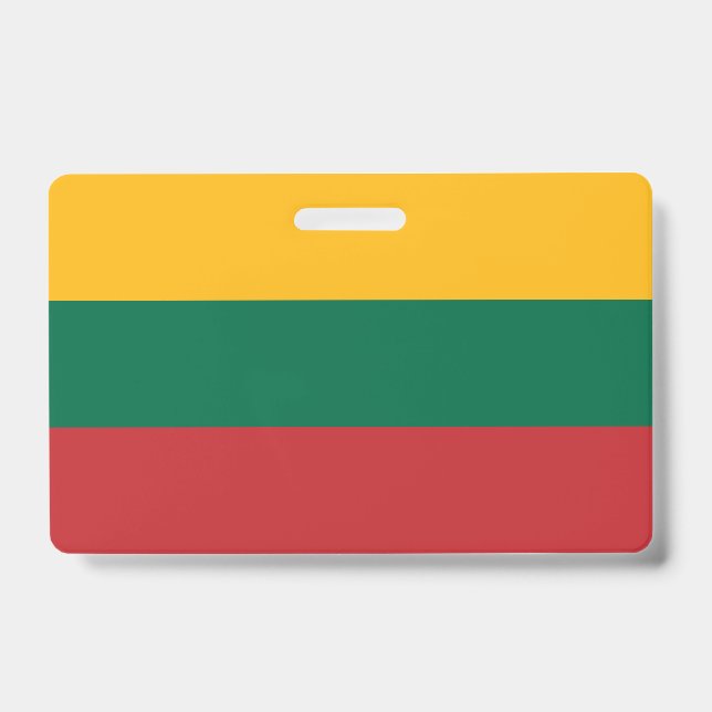 Crachá Bandeira da Lituânia (Frente)