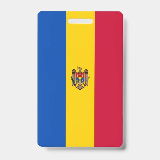 Crachá Bandeira da Moldávia (Frente)