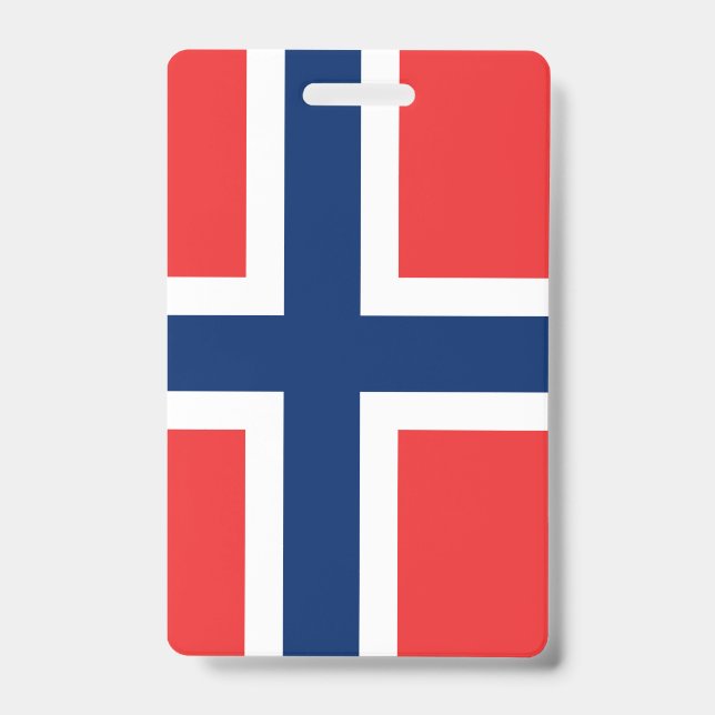 Crachá Bandeira da Noruega (Frente)