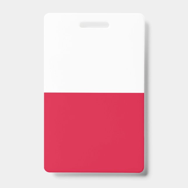 Crachá Bandeira da Polônia (Frente)
