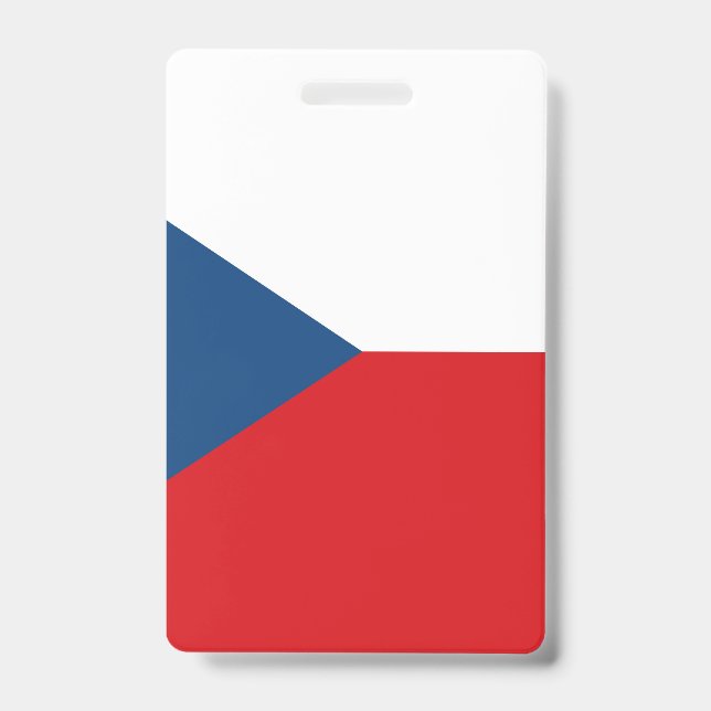 Crachá Bandeira da República Tcheca (Frente)