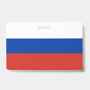 Crachá bandeira da Rússia