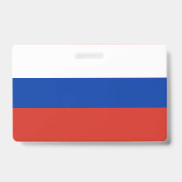 Crachá bandeira da Rússia