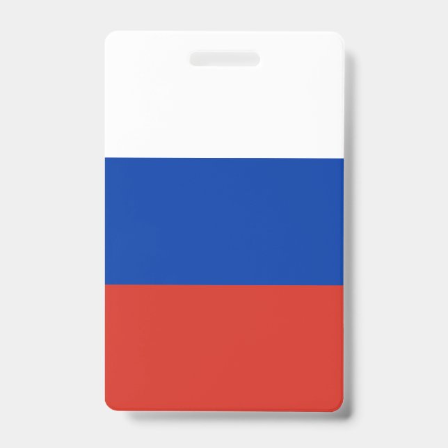 Crachá Bandeira da Rússia (Frente)