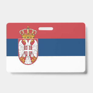 Crachá Bandeira da Sérvia
