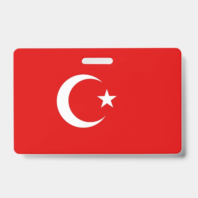 Crachá Bandeira da Turquia (Frente)
