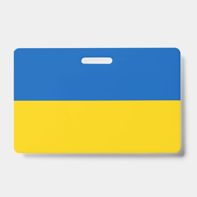 Crachá Bandeira da Ucrânia (Frente)