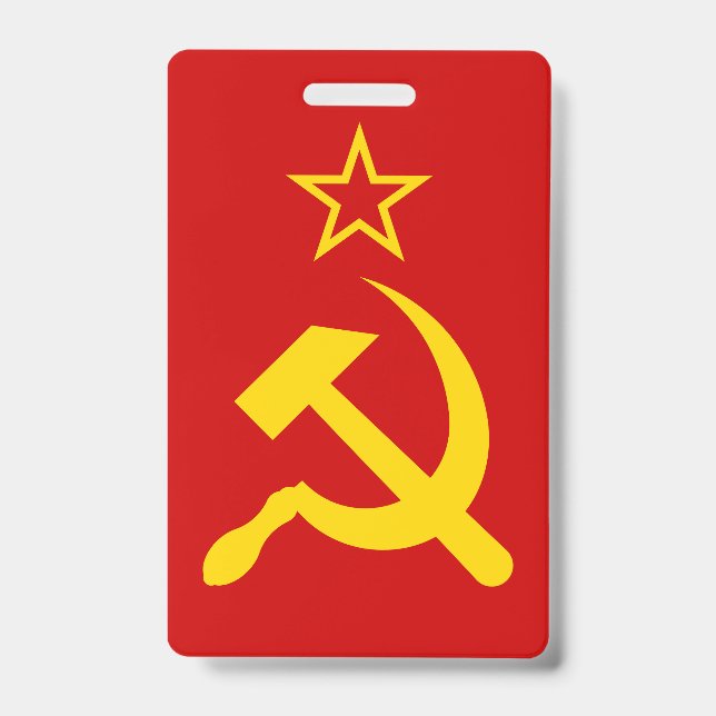 Crachá Bandeira da URSS - Bandeira da União Soviética (Frente)
