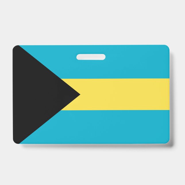 Crachá bandeira das Bahamas (Frente)