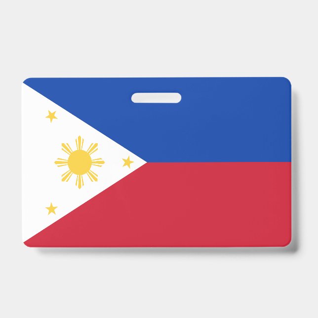 Crachá Bandeira das Filipinas (Frente)