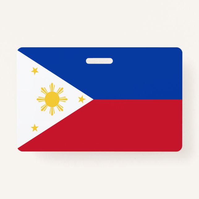 Crachá Bandeira das Filipinas (Frente)
