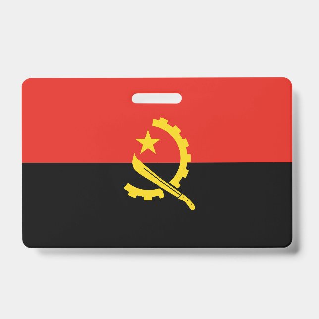 Crachá bandeira de Angola (Frente)