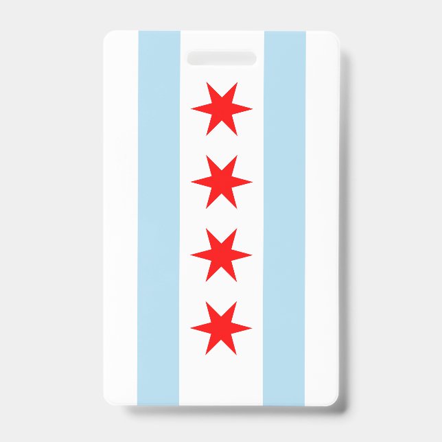 Crachá Bandeira de Chicago (Frente)
