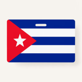 Crachá Bandeira de Cuba