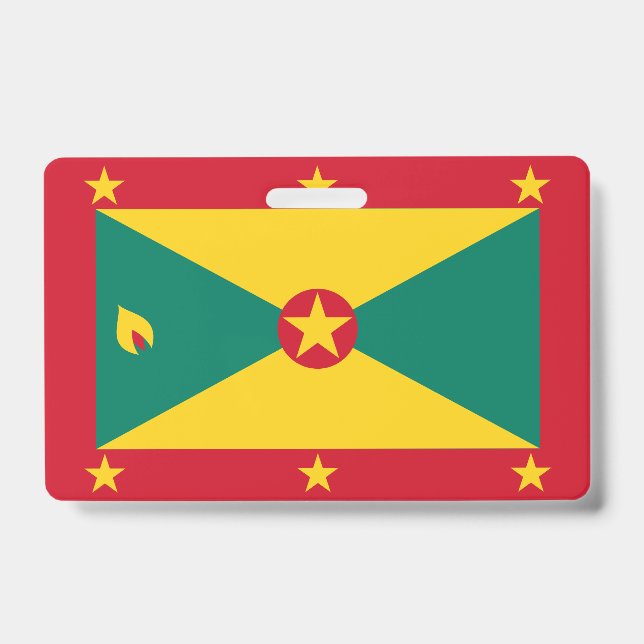 Crachá bandeira de Granada (Frente)