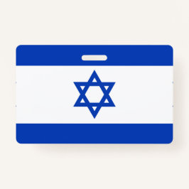 Crachá bandeira de Israel