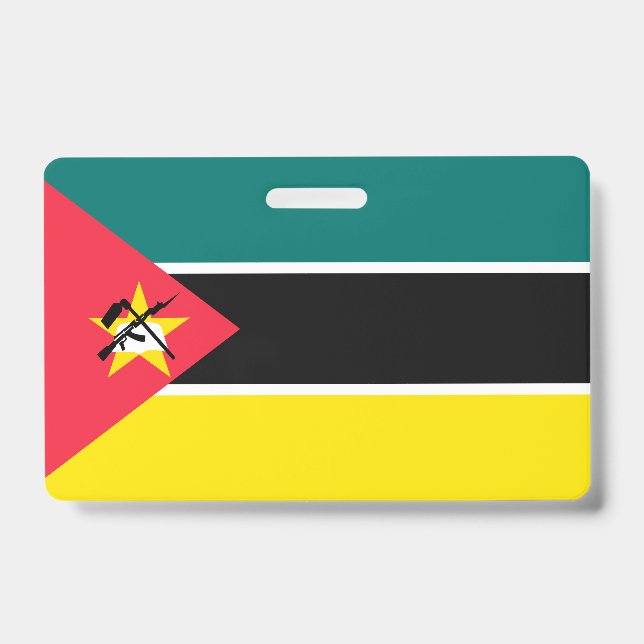 Crachá Bandeira de Moçambique (Frente)