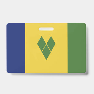 Crachá bandeira de São Vicente e Granadinas
