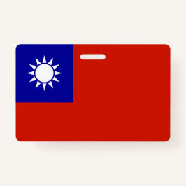 Crachá Bandeira de Taiwan