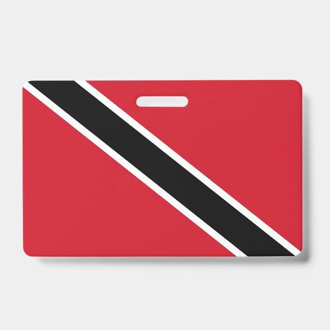 Crachá Bandeira de Trinidad e Tobago (Frente)