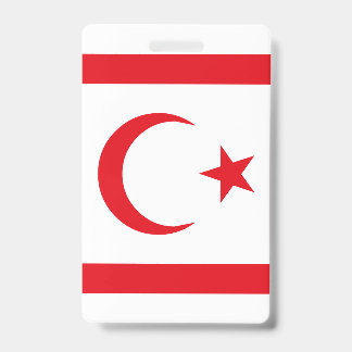 Crachá Bandeira do Chipre do Norte