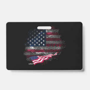 Crachá bandeira dos EUA