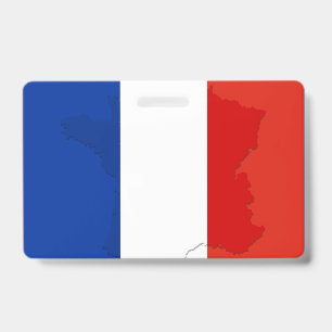 Crachá bandeira francesa