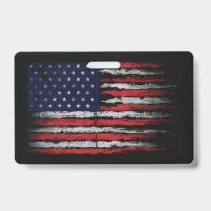 Crachá Bandeira Grunge EUA