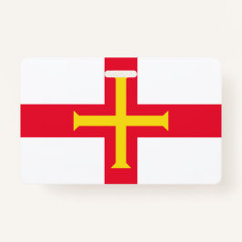 Crachá bandeira Guernsey