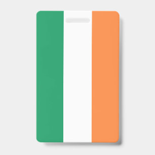 Crachá Bandeira Nacional da Irlanda, padrão irlandês, est