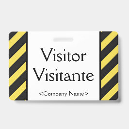 Crachá Básico de "Visitante"