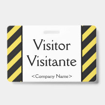 Crachá Básico de "Visitante"