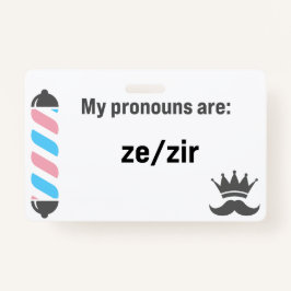Crachá BBS Pronouns Zi/Zir