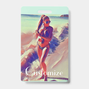 Crachá Beach Girl Thunder_Cove
