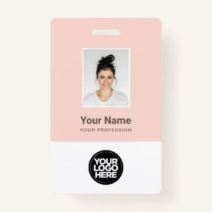 Crachá Bela chic ouro hora cor-de-rosa