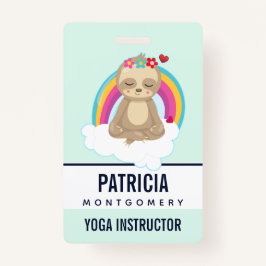 Crachá Bela Lama Marrom, Meditando em uma Nuvem