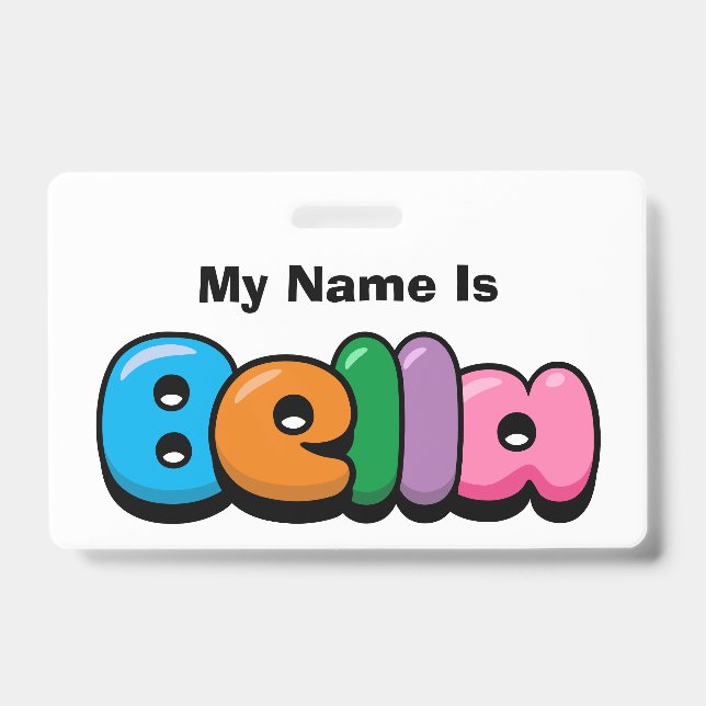 Crachá Bella (Frente)