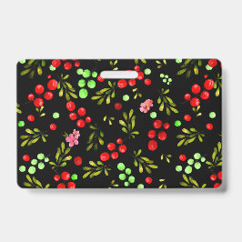 Crachá Berries Pattern