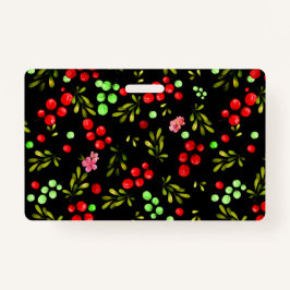 Crachá Berries Pattern