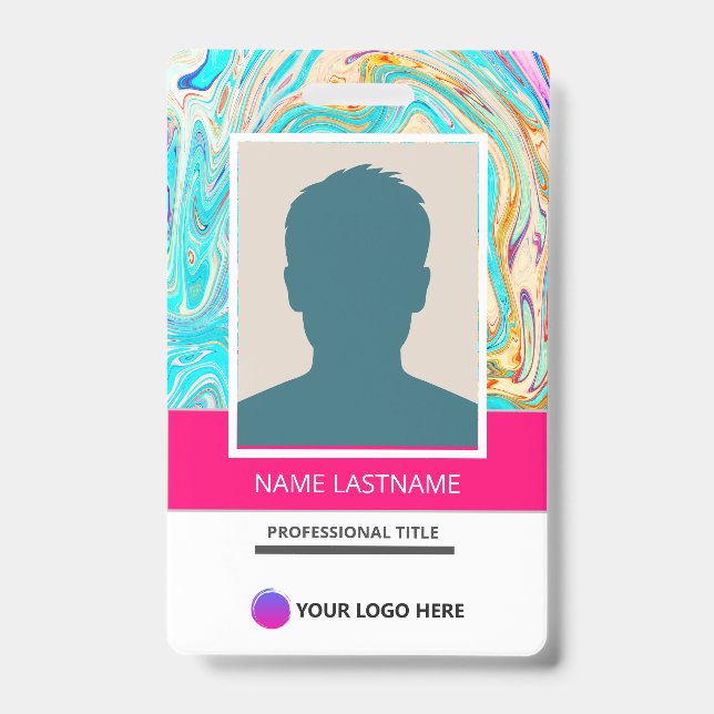 Crachá Best Card Presentation ID Card for work (Frente)