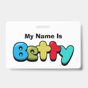 Crachá Betty