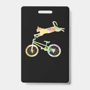 Crachá Bicicleta de bicicleta de gato - sua coleção de