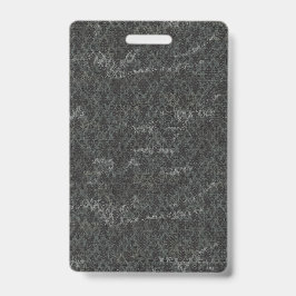 Crachá Black Floral Wallpaper Dark Aesthetic Decor