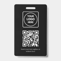 Black QR Code | Modern Business Logo Design