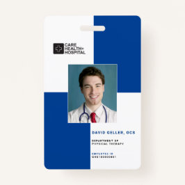 Crachá Bloqueia ID do Funcionarios Médico + Código de Bar