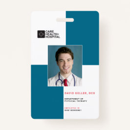 Crachá Bloqueia ID do Funcionarios Médico + Código de Bar