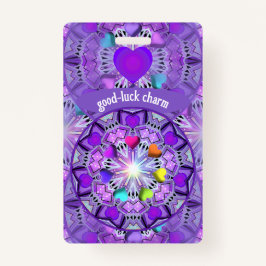 Crachá Boa sorte do W2 roxo